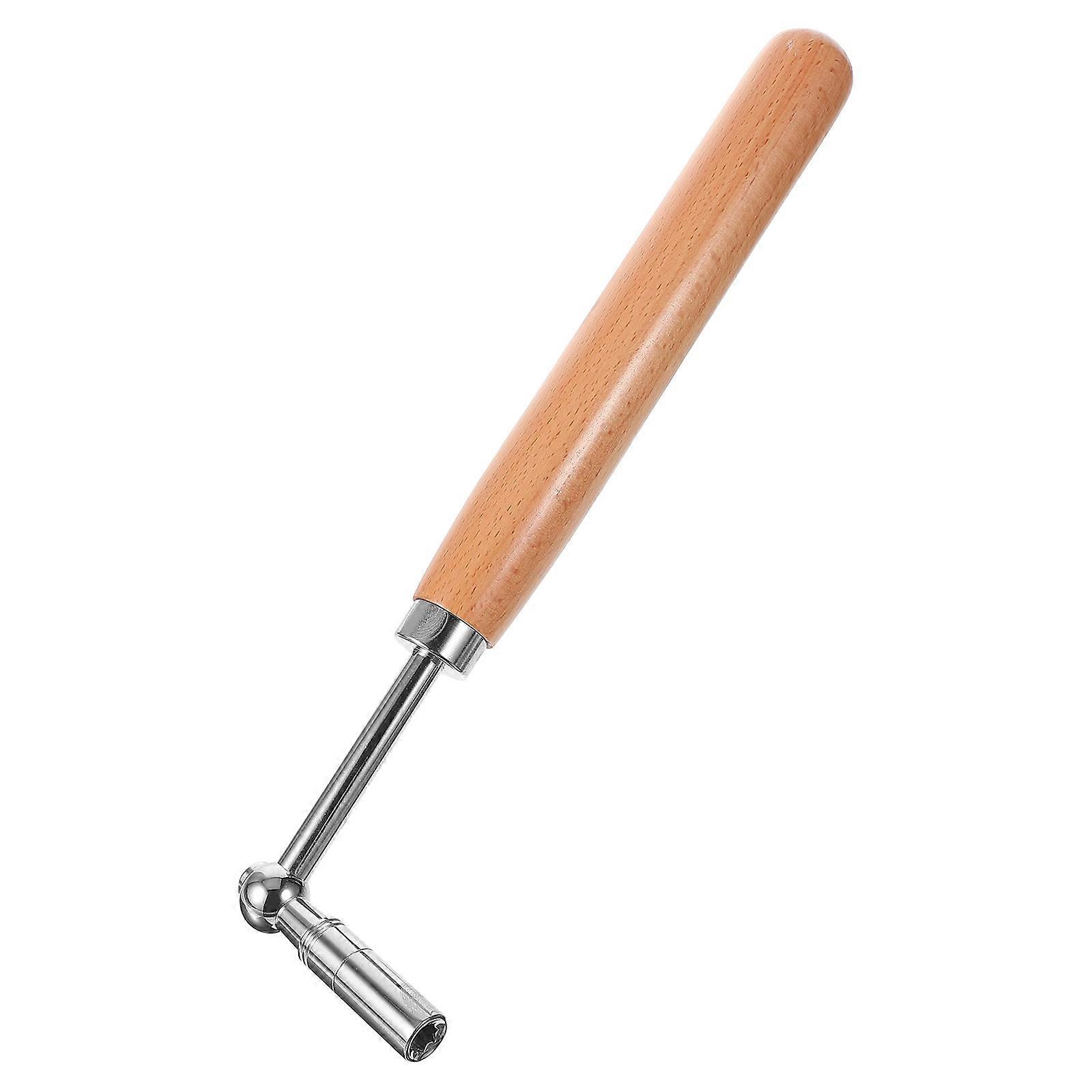 Piano Tuning Wrench Tool for Home Use Multi Colored Wood and Steel Lightweight Portable