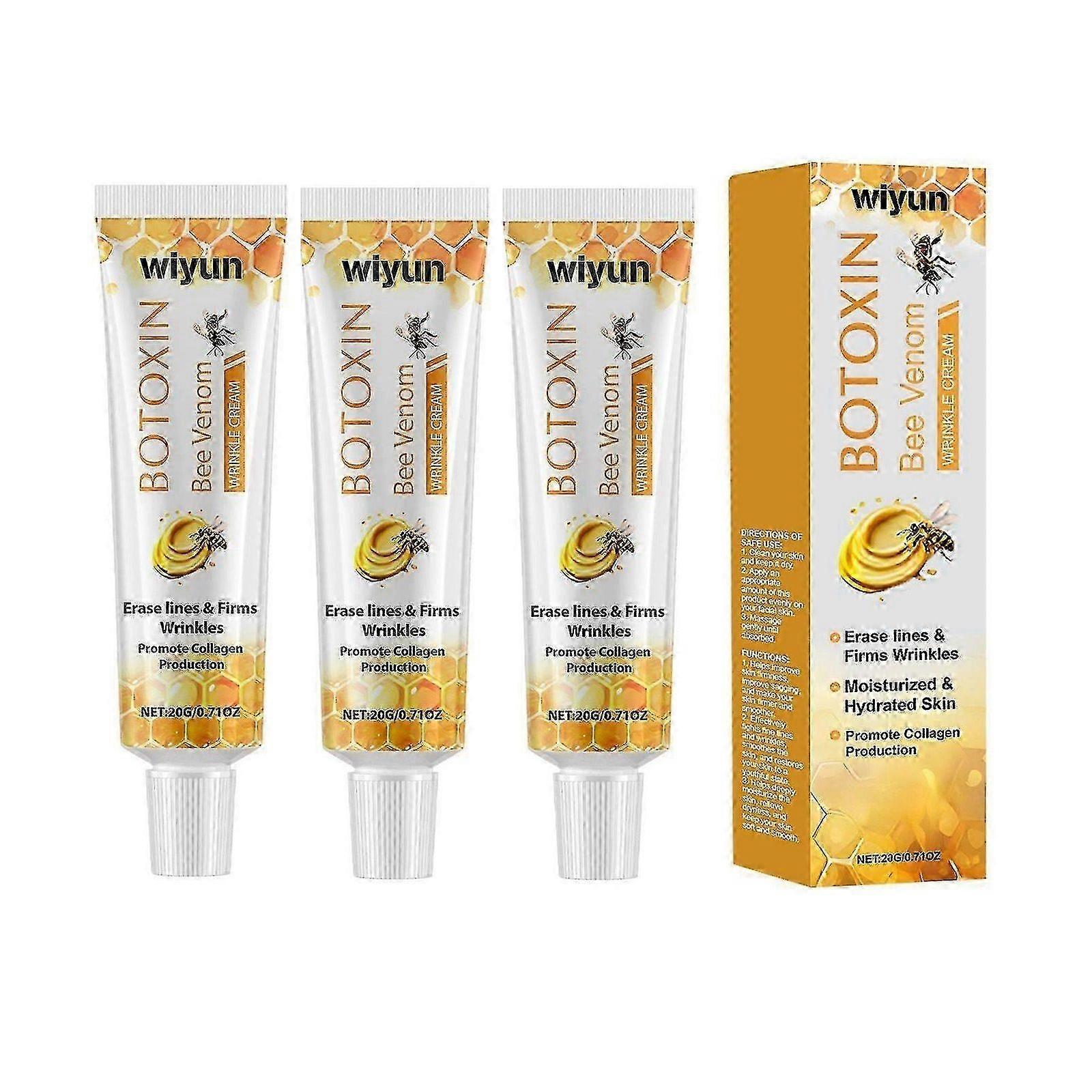 Bee Venom Cream, Bee Venom Wrinkle Removal Cream, Bee Venom Anti Wrinkle Cream, Anti-Wrinkle Moisturizer for Face and Neck, Lifting Plump for All Skin