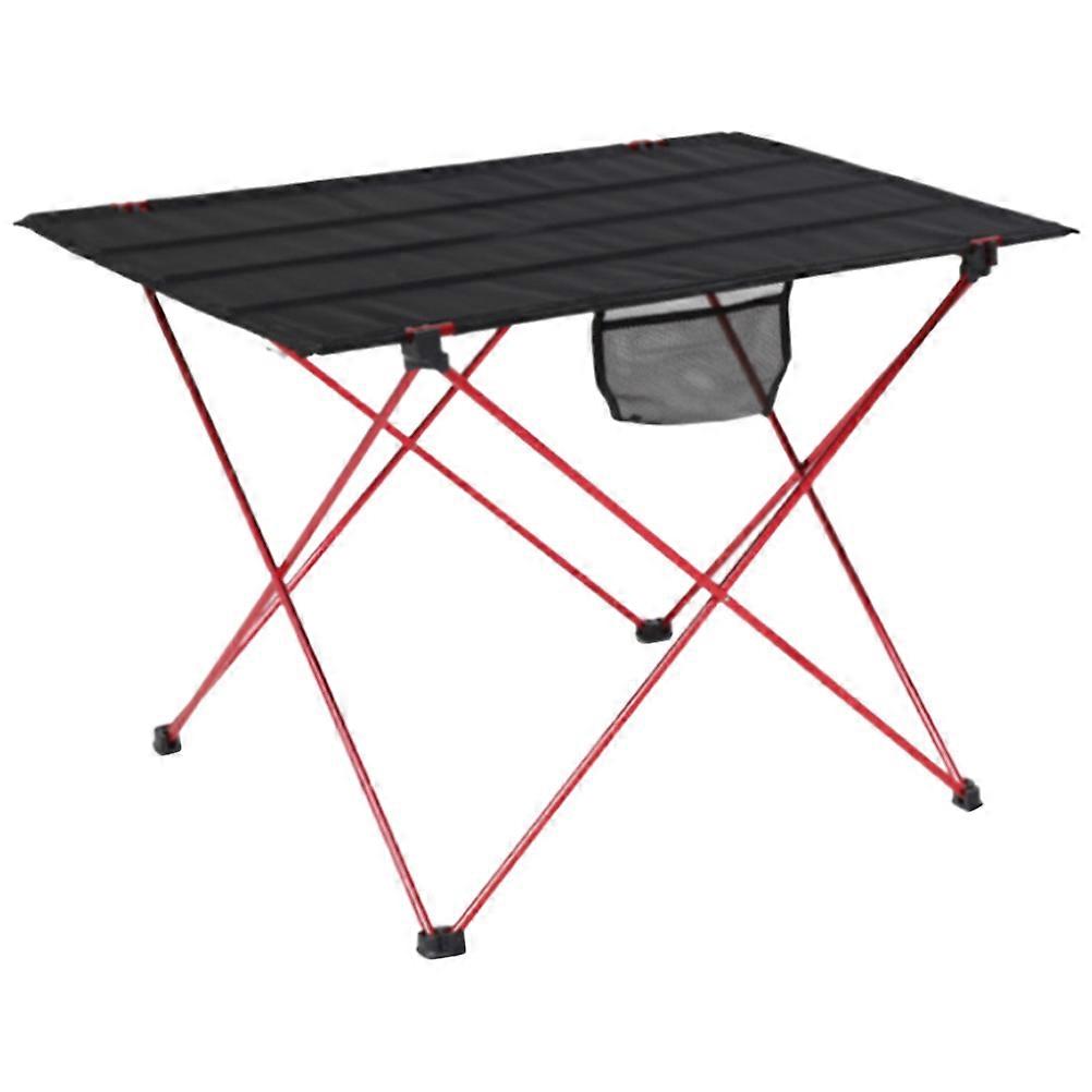 Portable Folding Camping Table For Outdoor Activities 56.6X42Cm Red Lightweight 1Pcs