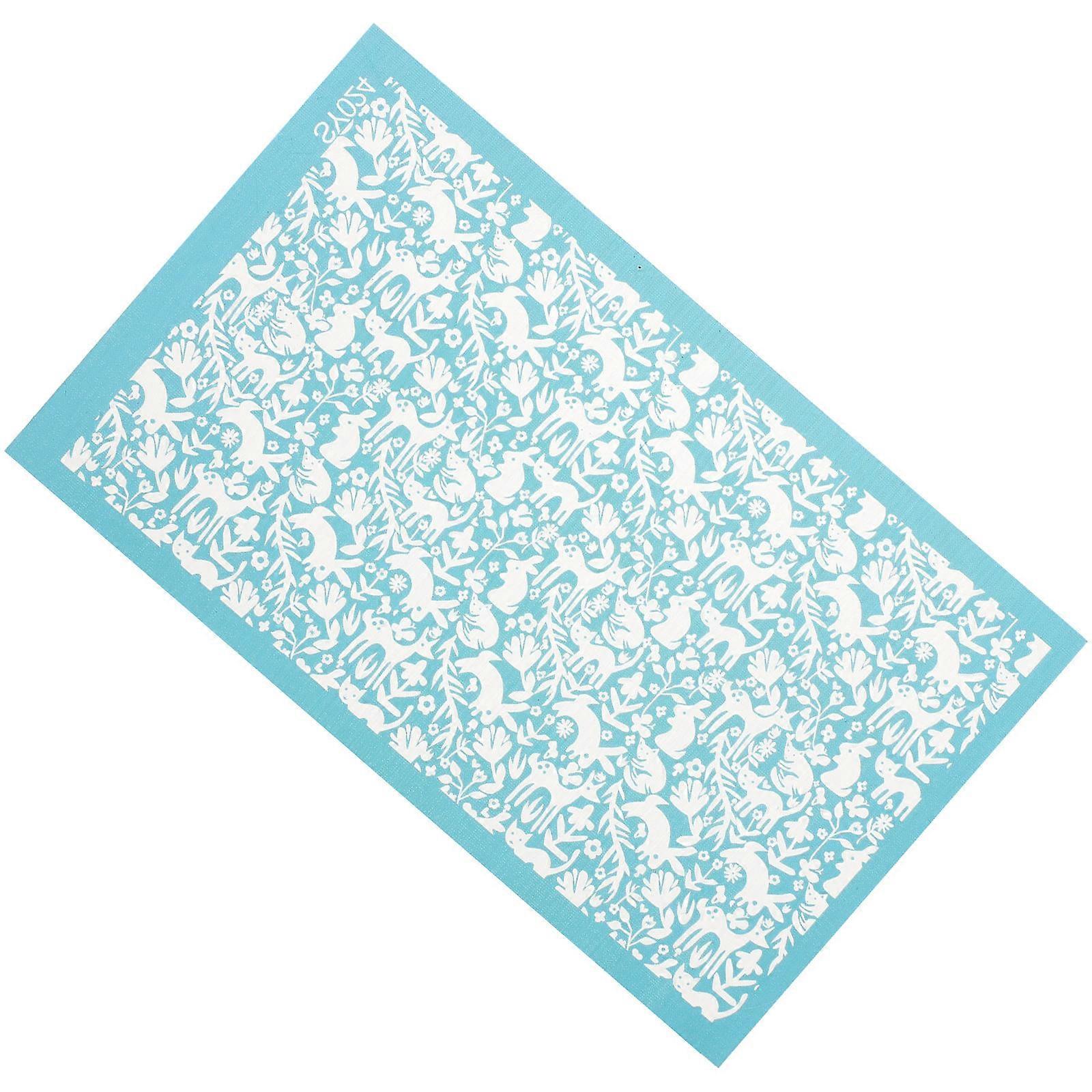 Portable Silk Screen Stencil Sheet for Polymer Crafts – Rabbit Design Template, Easy to Clean & Use for DIY Projects and Creative Art