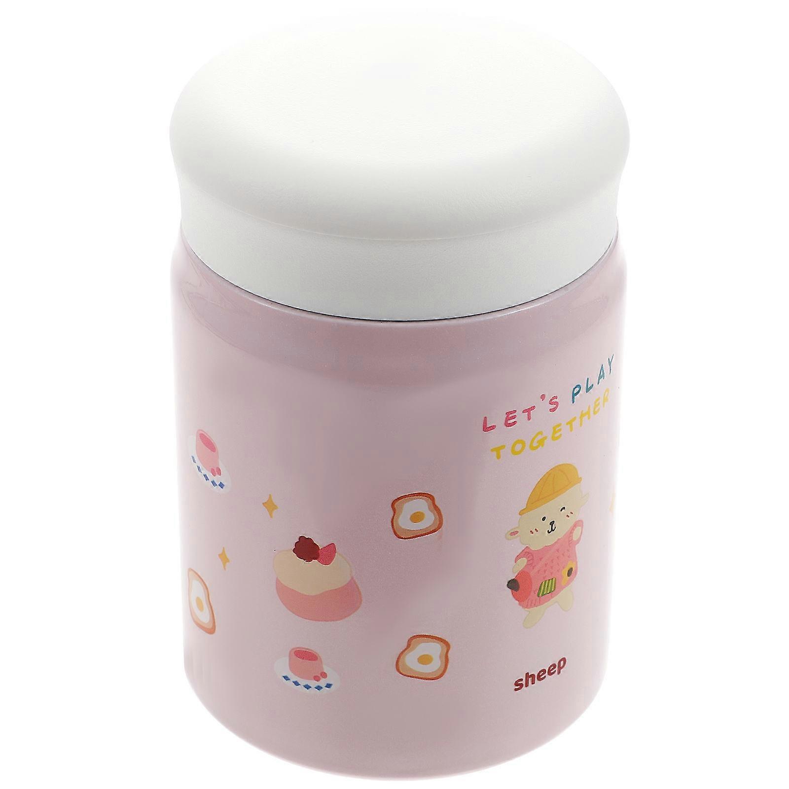 Portable Water Cup Braised Beaker Leakproof Holder For General Users In White With Insulation 1Pack