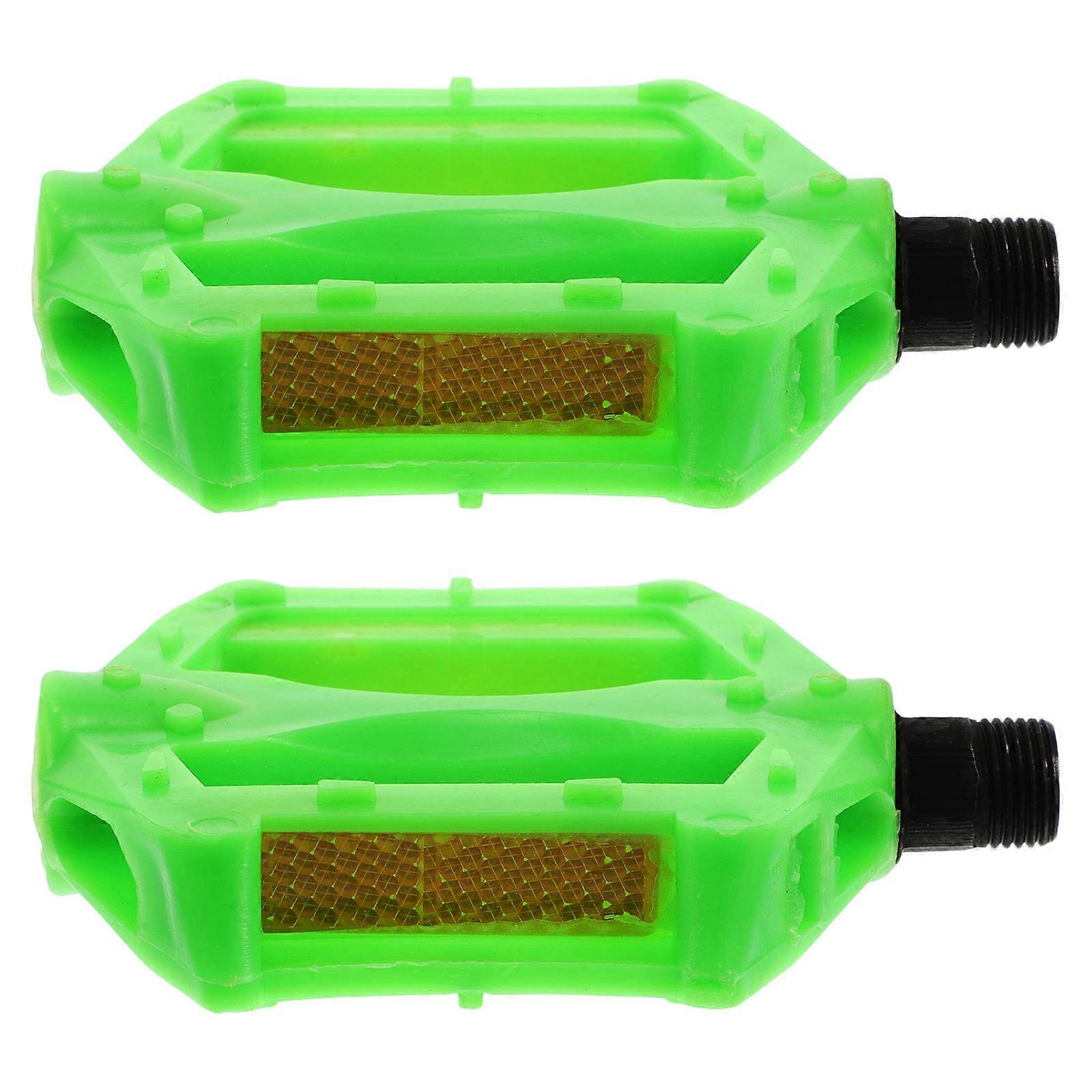 Bike Pedals 2pcs Non Slip Bicycle Pedals for Mountain Road Biking Durable Replacement for Parks Riding