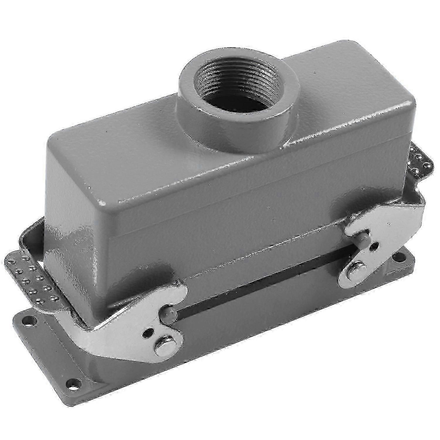 Rectangular Heavy Duty Connectors H24B-He-024-1 24 Pin Cores 16A 500V Screw Feet for Aviation Use