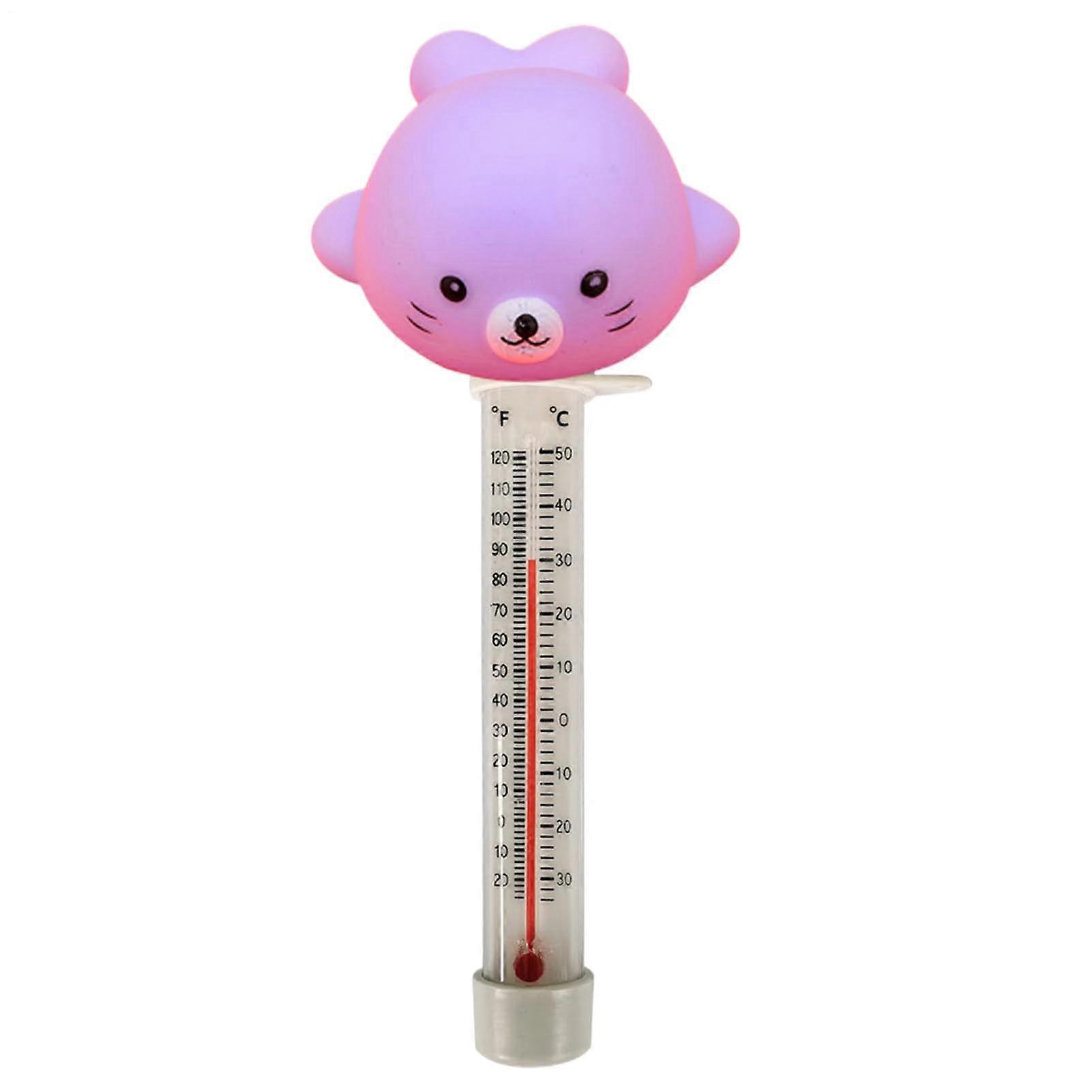 Swimming Pool Thermometer, Outdoor Pond Thermometer, Instant Read Floating Fish Design for Hot Tubs, Spas, and Bathtubs