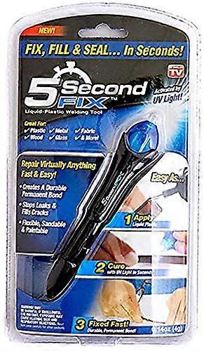 5 Second Fix Glue UV Activated Liquid Plastic Bonding Adhesive for Quick DIY Repairs