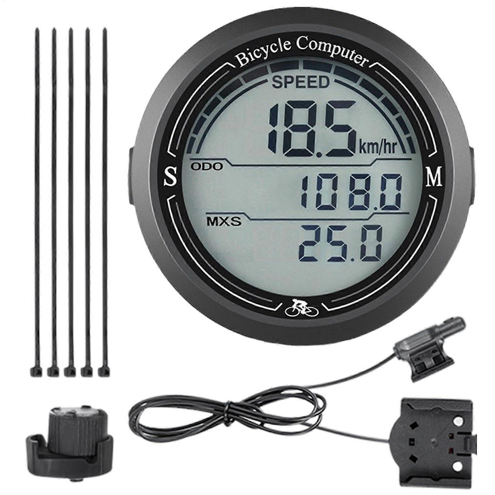 Wireless Bike Computer LCD Display Waterproof Cycle Computer For Outdoor Road Riding And Fitness