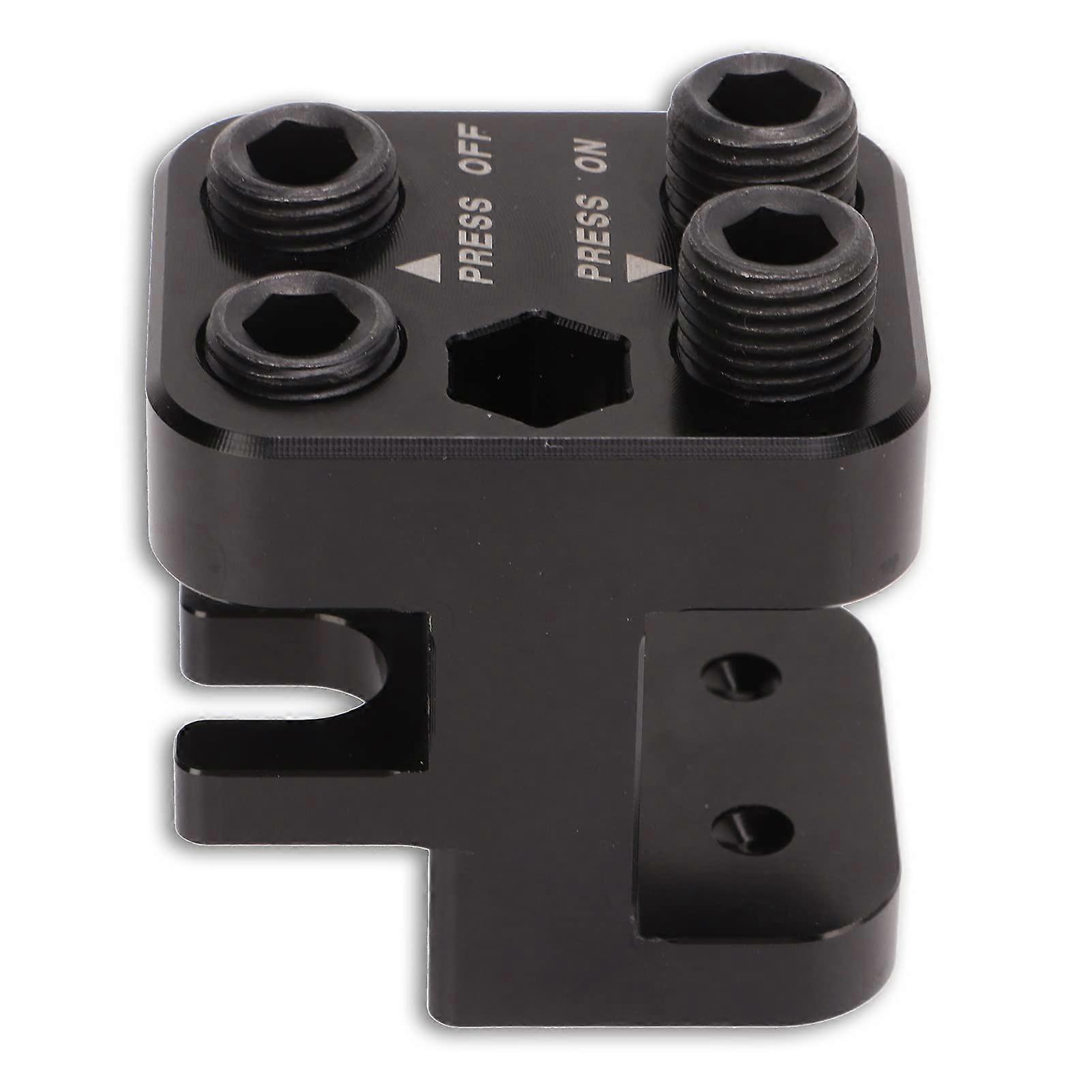 ATV Main Link Press Tool, Long Lasting Black Anodized Main Link Press Tool for 520 525 530 Chains