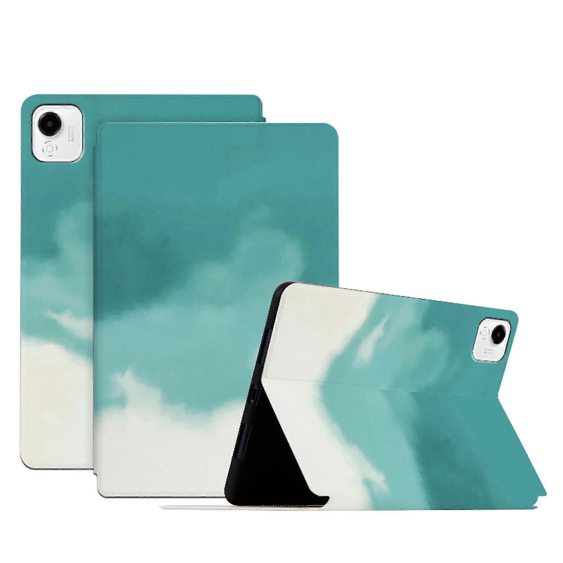 Case for Honor Pad X9 Pro and X9a 11.5 Inch PU Leather Flip Stand with Watercolour Pattern and Auto Sleep/Wake Feature