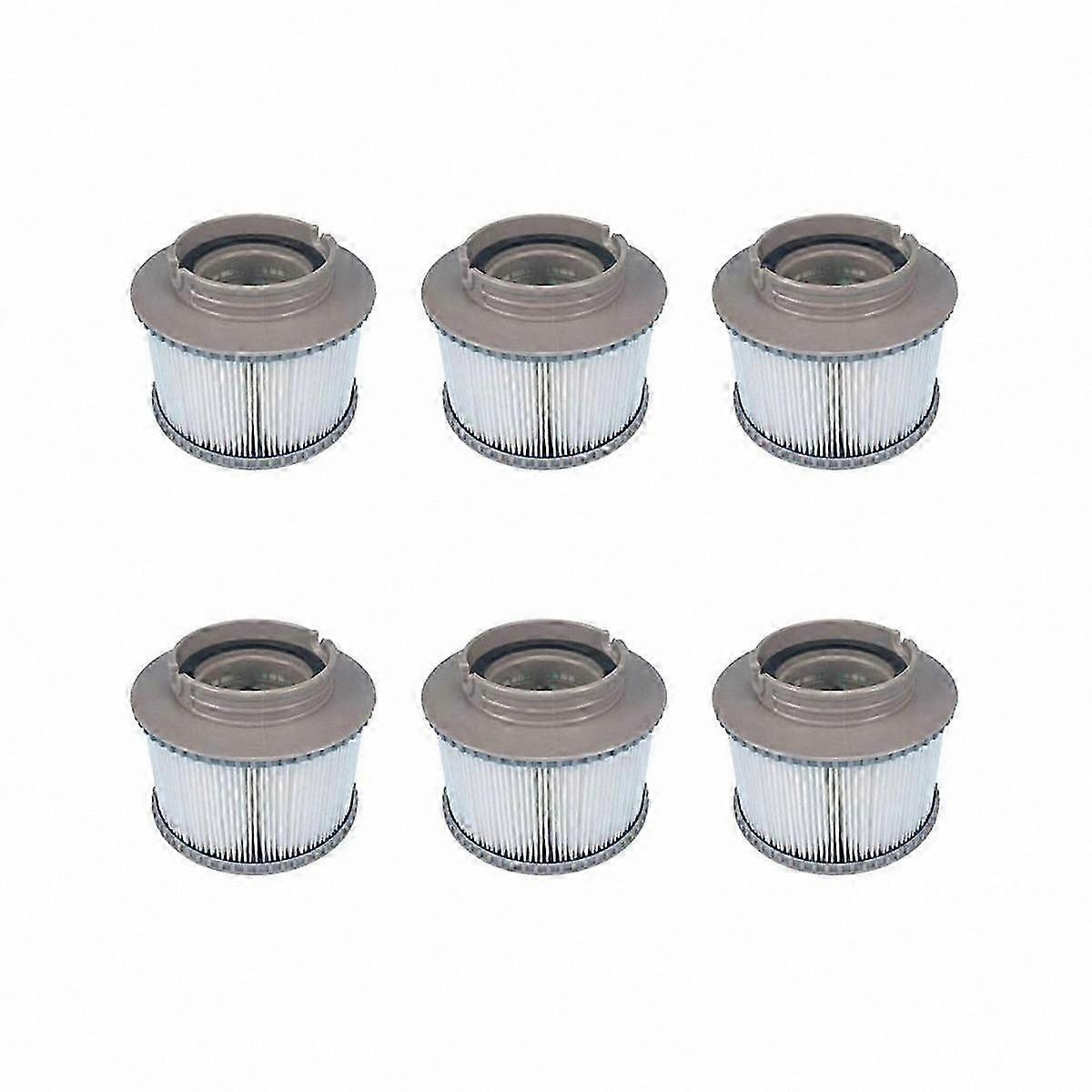 6-Pack Replacement Filters Compatible with Hot Tubs and Pool Pumps, Universal Fit for All Models_FD2089