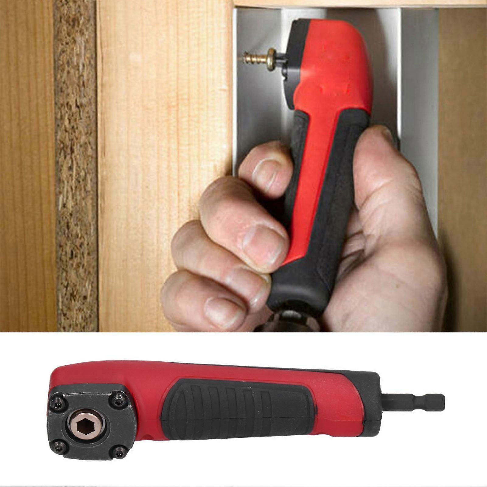 Shockwave Red 90° Right Angle Impact Driver Drill Adapter