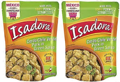 Isadora Heat & Serve Cerdo Chile Verge Pork in Green Salsa 2 Pack