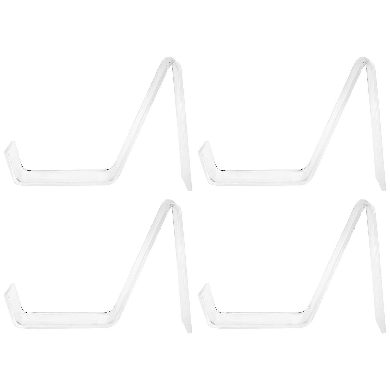 Display Stand High Heels Storage Organizer for Mall Transparent Acrylic Display 2pairs