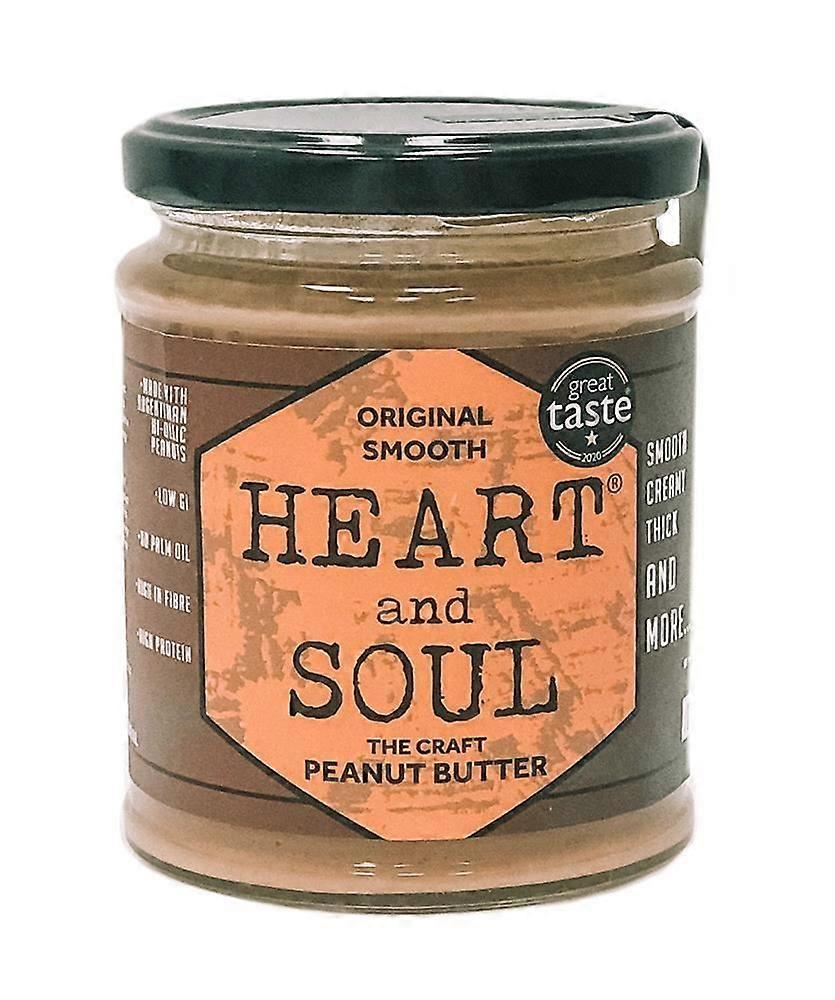 Heart and Soul Original Smooth Peanut Butter Jar 280g - 3 Pack