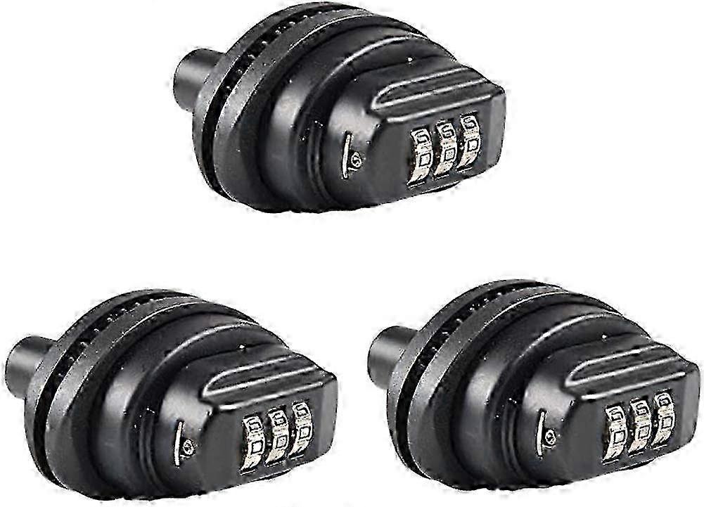 Universal Gun Trigger Lock Set - 3-Piece Security Locks Compatible with Most Pistols & Firearms