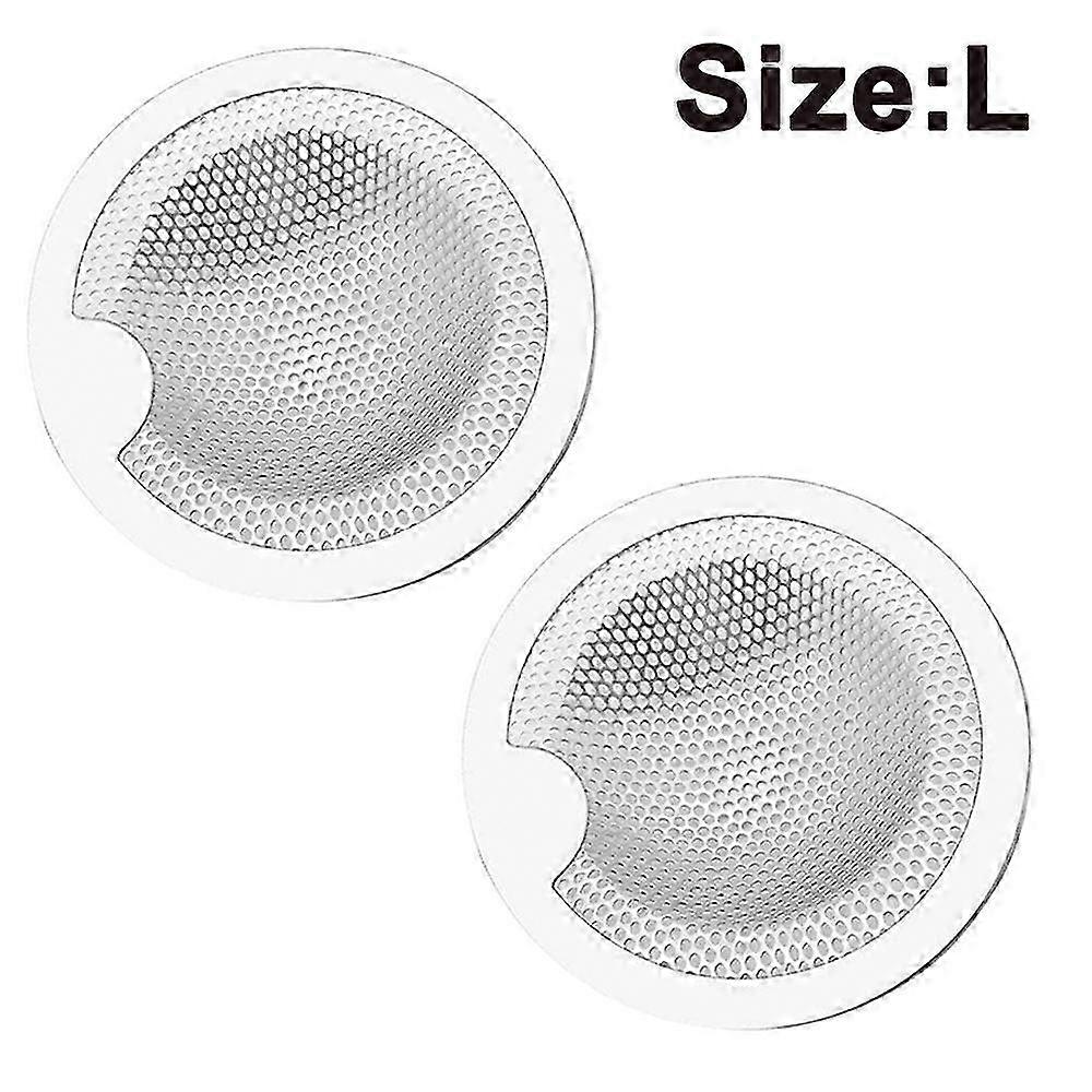 2 Pcs Kitchen Sink Strainer, Stainless Steel Anti-clogging Mesh Sin...