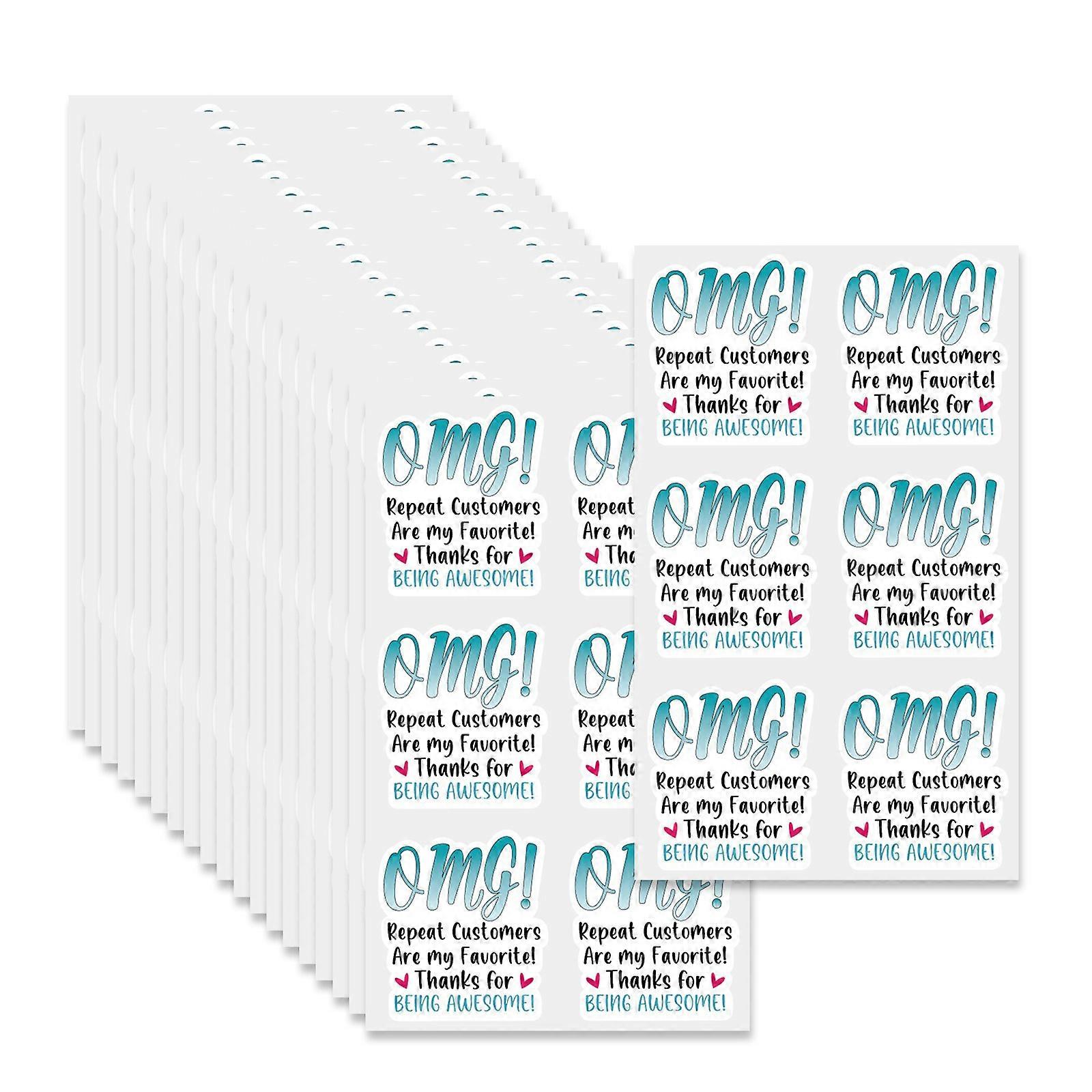 20Pcs Adhesive Sealing Label for Seal Envelope Invitations Card Mailing Thank You Sticker for Small Business Owner Multicolor