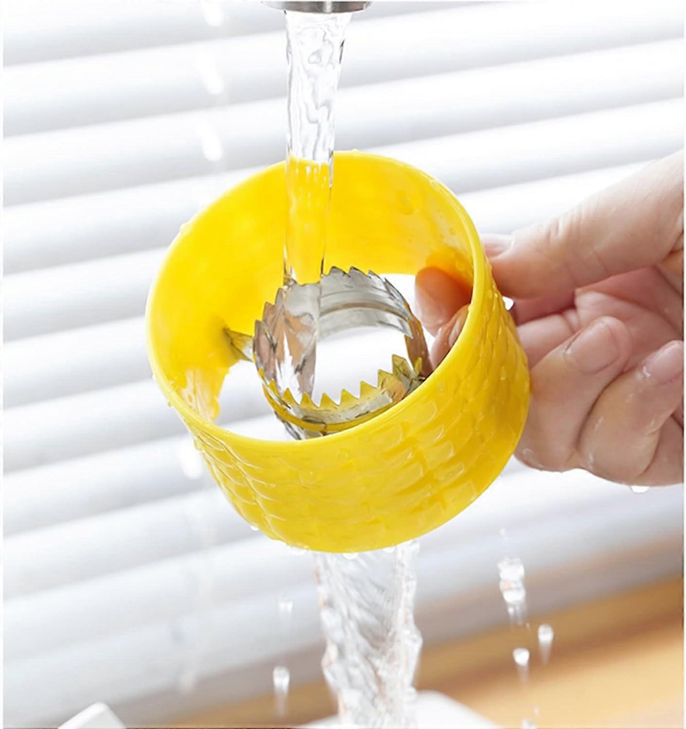 Corn Cob Thresher  Corn Cob Cutter for Removing Corn Cobs  Tool for Removing Corn Kernels from Cobs  Kitchen Gadget (Ye  Tool for Cutting Corn Kernels