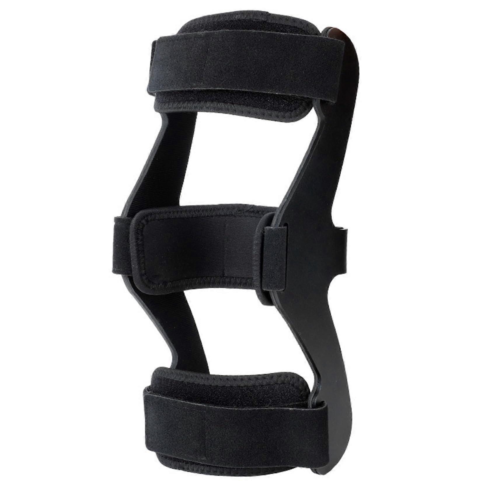 Knee Immobilizer Brace Adjustable Soft Breathable Knee Support With Padding For Hyperextension Size S