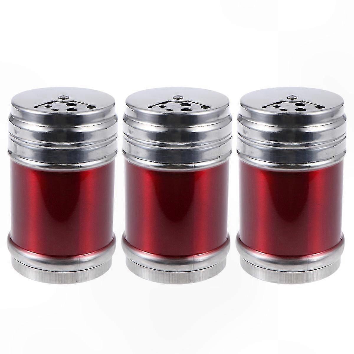 Stainless Steel Spice Shaker Set for Kitchen and BBQ