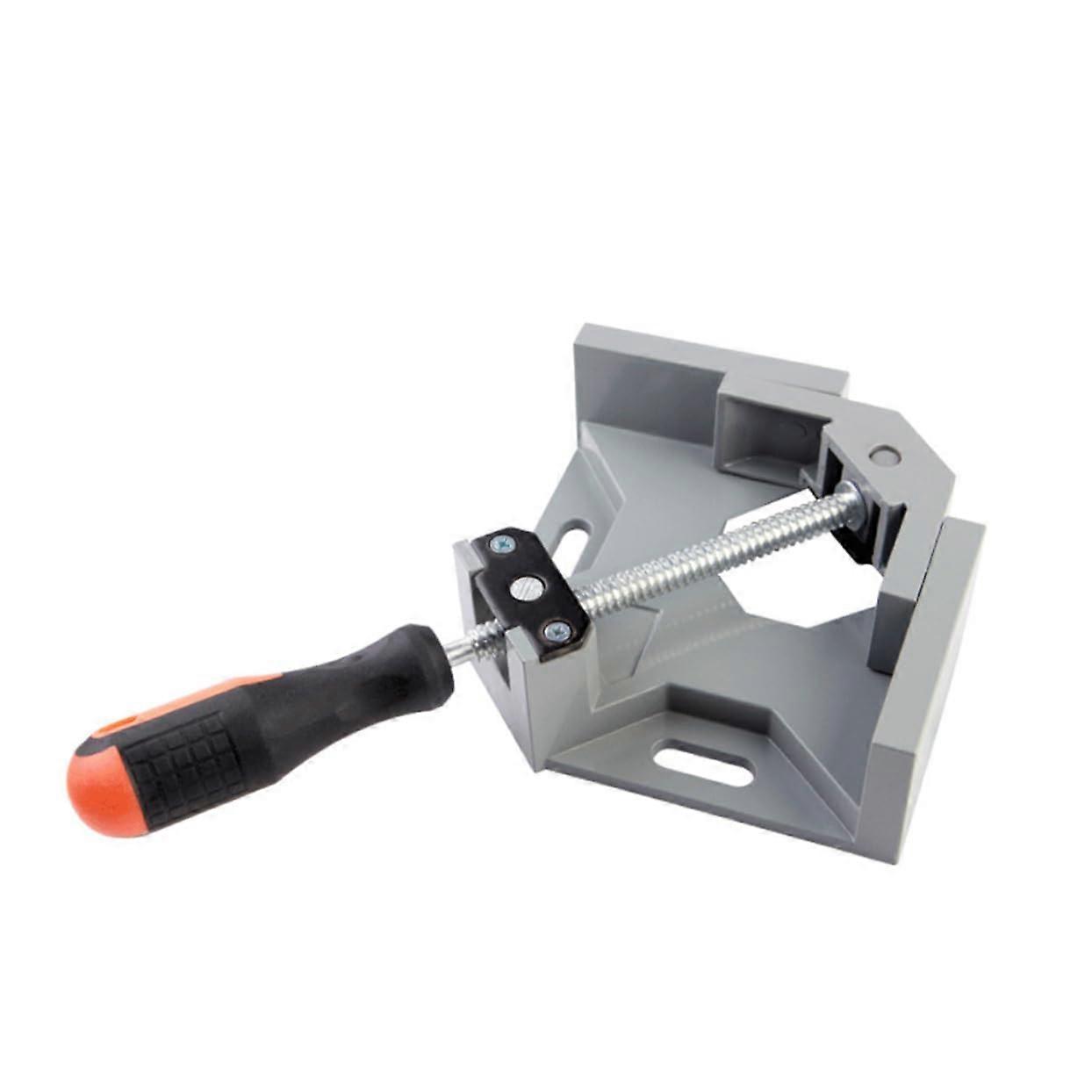Right Angle Clamp, Adjustable Woodworking Corner Clamp With Skid Handle Precise For Welding, Framing, Drilling