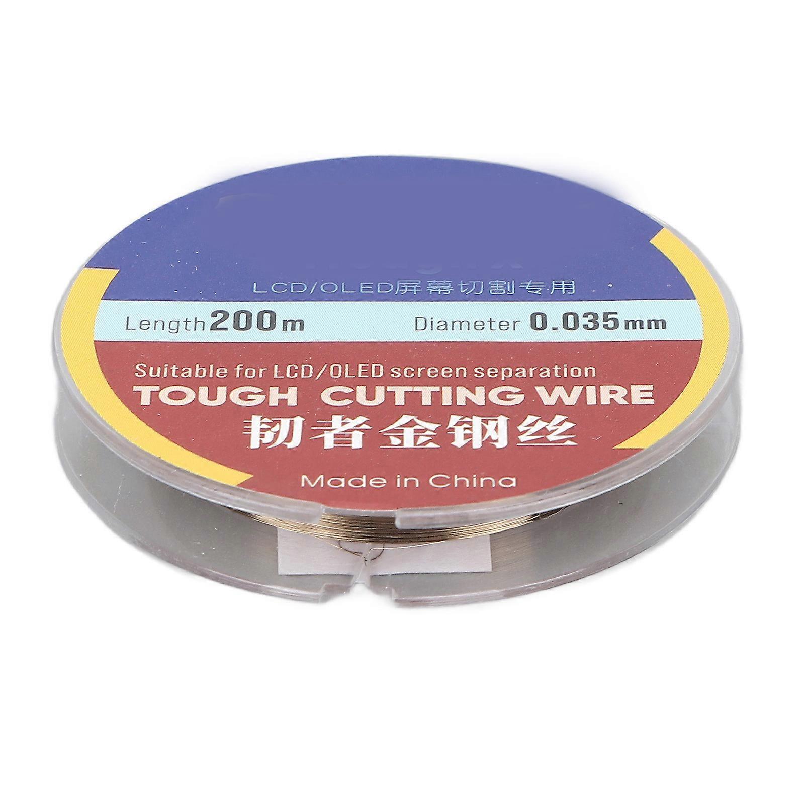200M Phone LCD Screen Cutting Line High Hardness Steel Phone LCD Screen Separating Wire