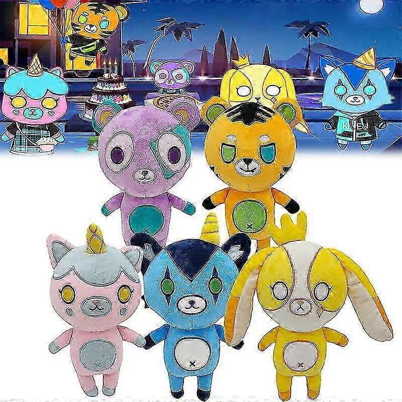 25cm Funneh Plush Toy Its The Krew Merch Teddy Bear Cartoon Itsfunn...