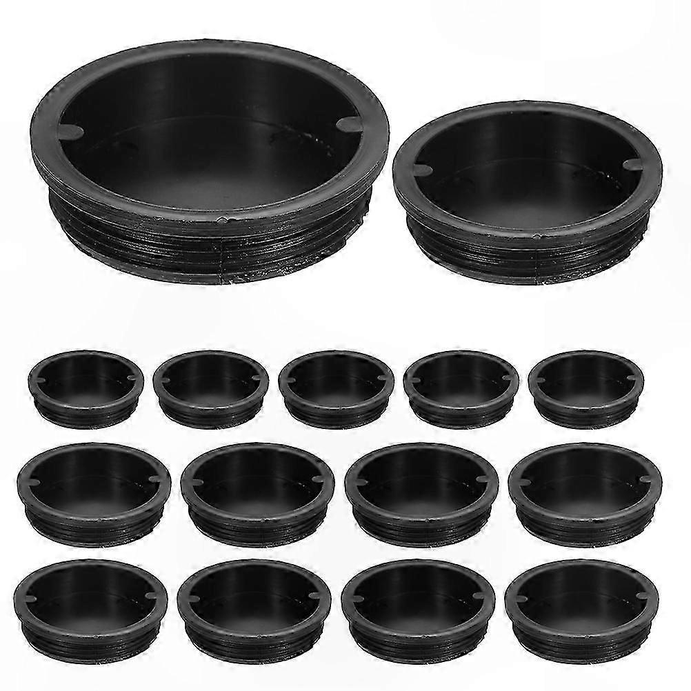 20-Pack Plastic Drum Lids for Gallon Barrels with Bung Hole Replacement Caps