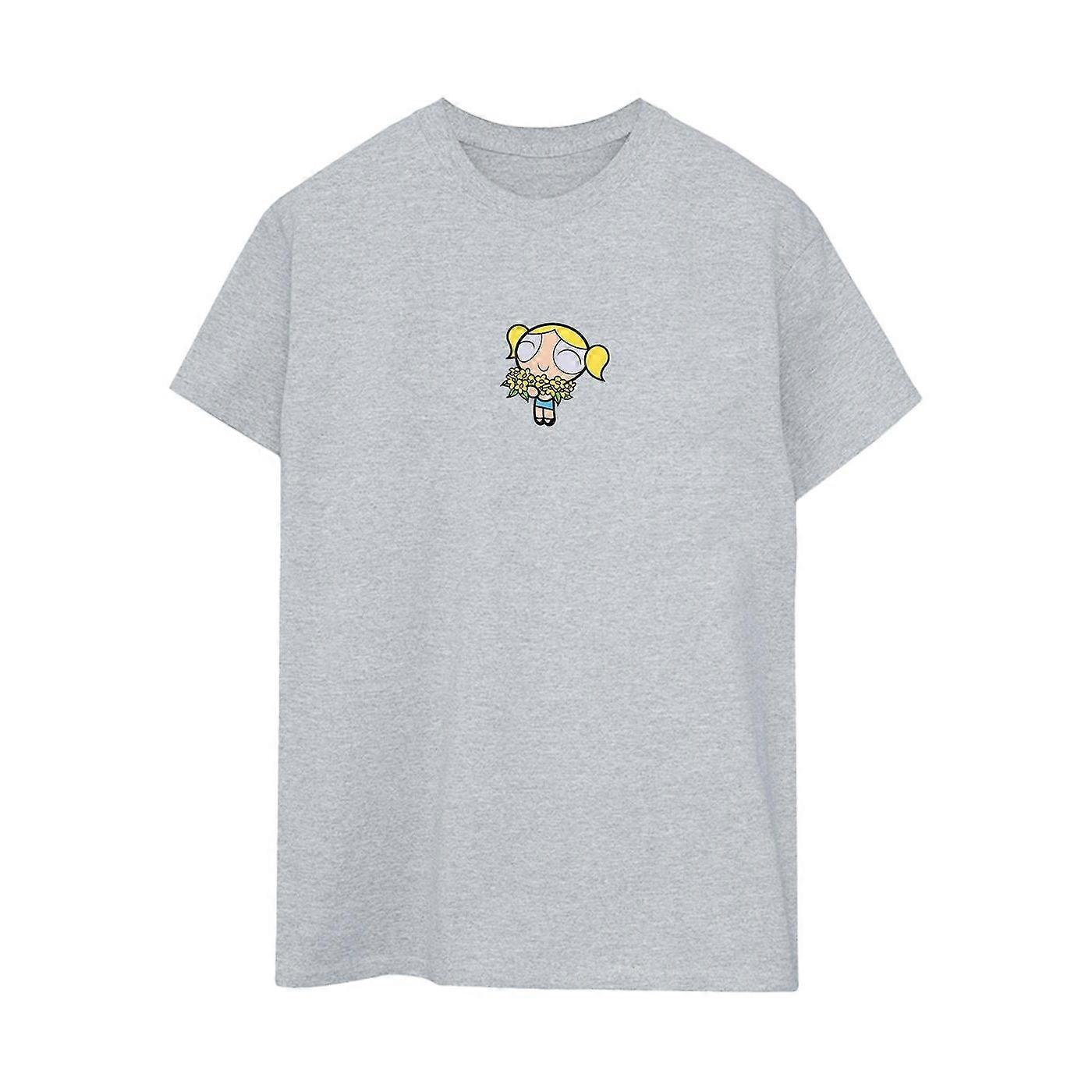 Las Chicas Superpoderosas Mujer/Mujer Camiseta Boyfriend de Algodón