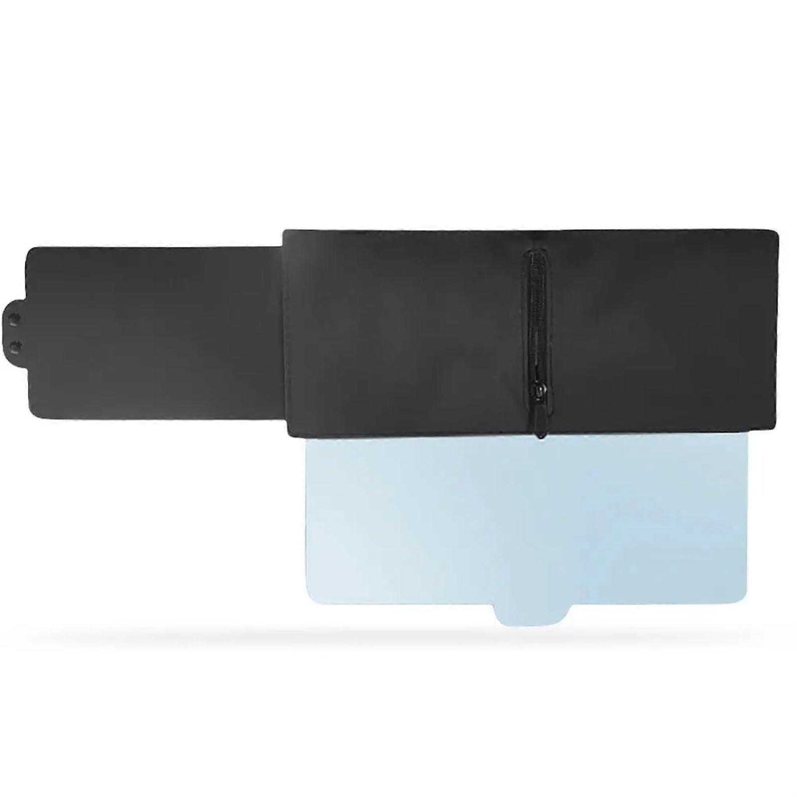 Sun Visor Polarized With Zipper Slider Car Sun Visor Extension PC Lens Side Sunshade UV Filtering For Safe Driving Right