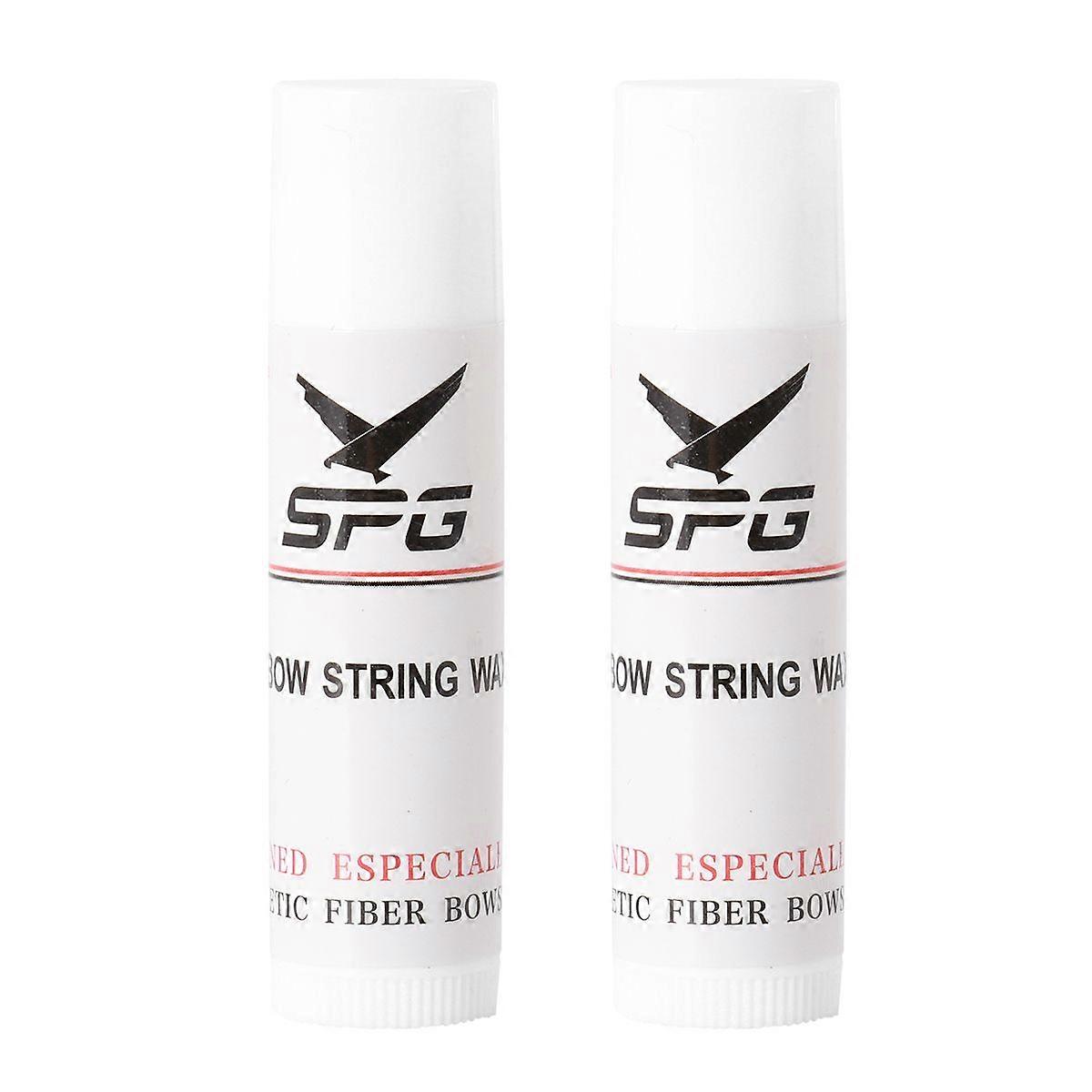 2pcs Bowstring Maintenance Wax Small Practical Archery Bowstring Repair Wax for Home Outdoor