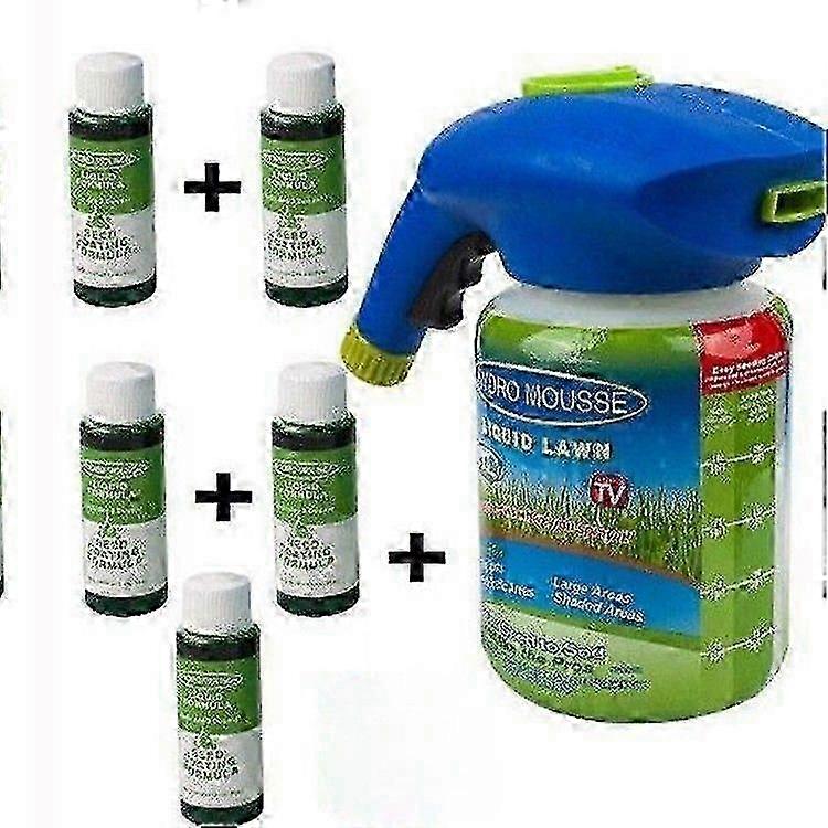 Hydroseeding system mousse household lawn care solution lawn spray seed liquid-A