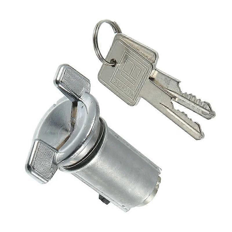 Ignition Lock Cylinder Switch with Keys Metal Starter Lock Replacement for Car Vehicles Enhanced Performance and Easy Installation Silver