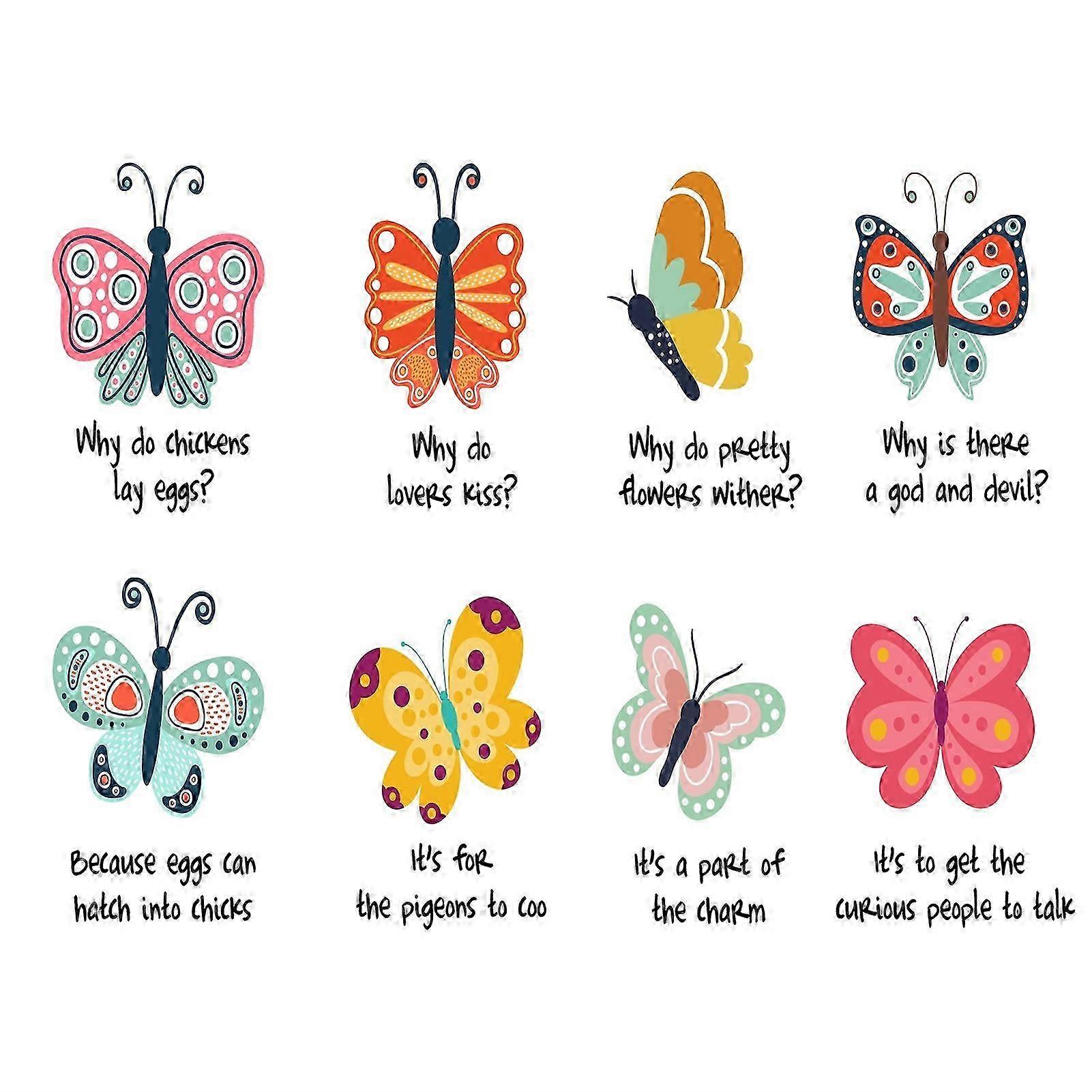 Butterfly Stickers 7.5x9.8in Butterfly Style High Definition Printing Clear Pattern Scrapbooking Stickers for Book Cup 2025