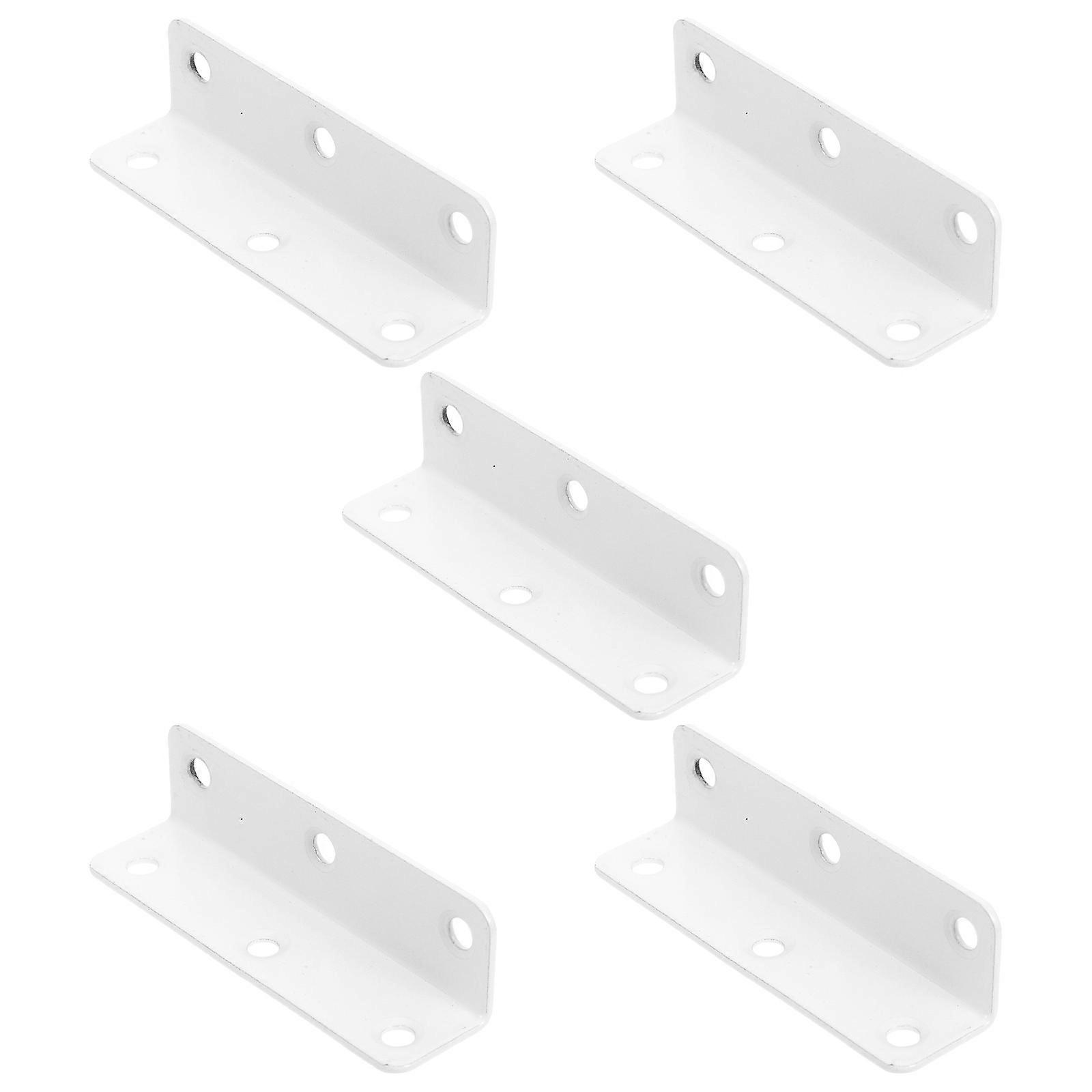 Stainless Steel Right Angle Bracket L Shape Brackets for Shelf Support 25Pcs