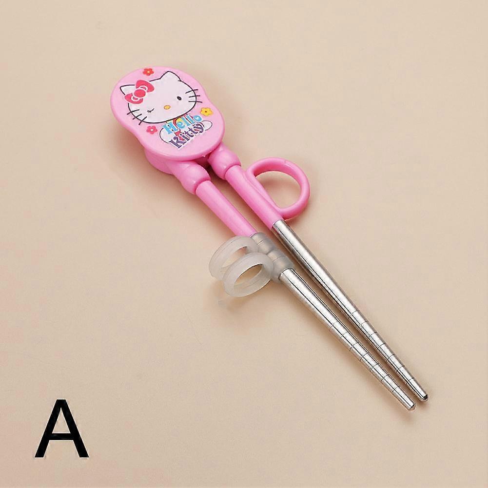 Cujmh Children’s Learning Chopsticks ABS with Silicone Training Utensils Easy Grip