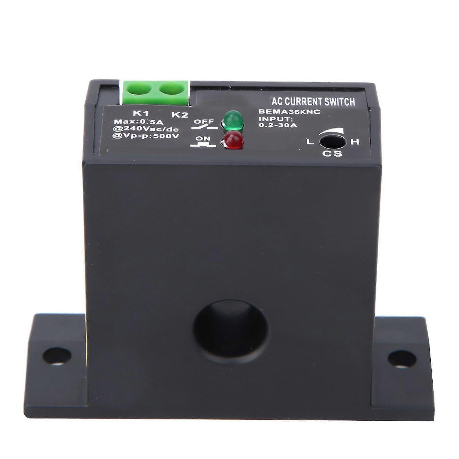 Flameproof Adjustable AC Sensing Switch 0.2~30A Self Powered Sensing Switch(Normally Closed)