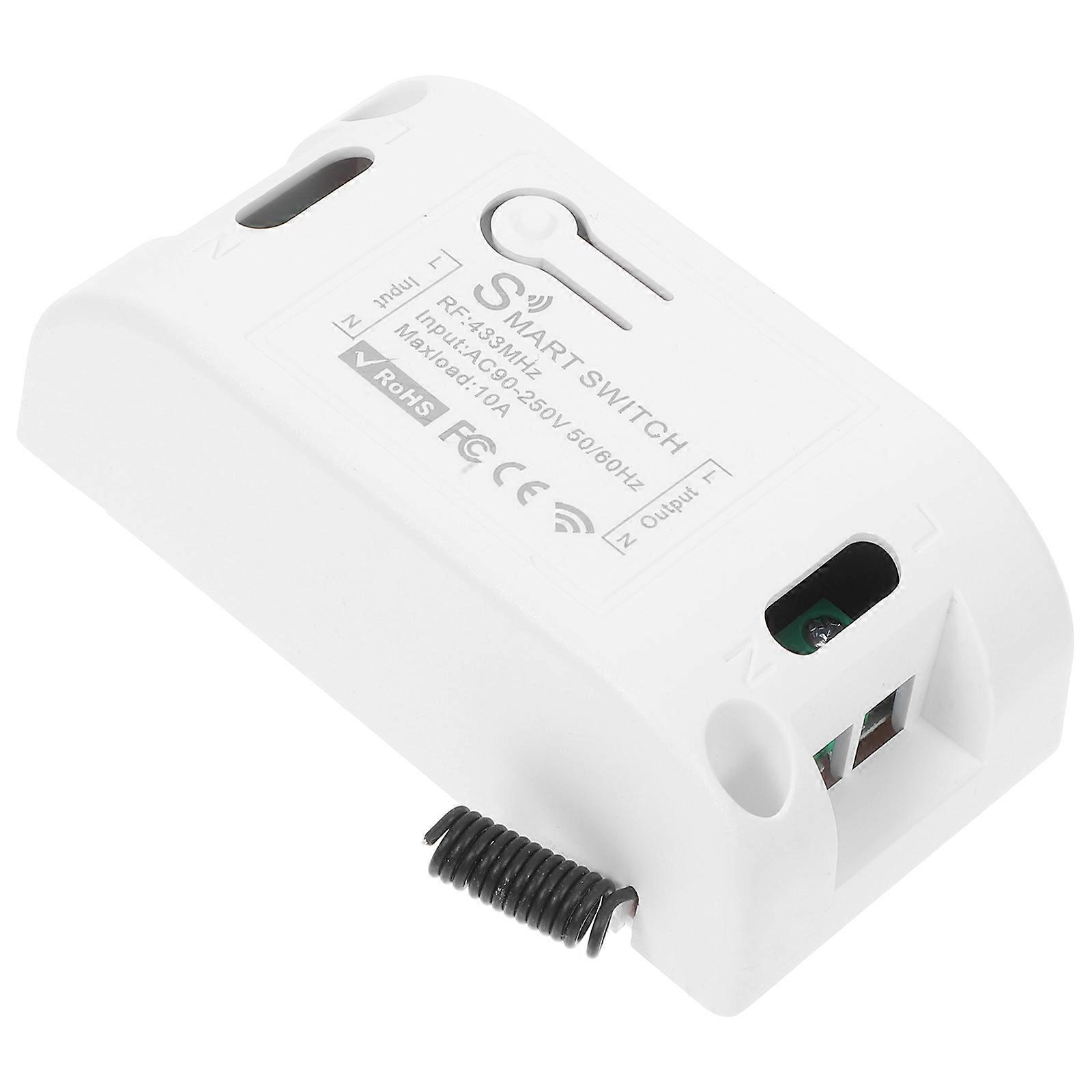 Remote Light Switch No Hub Required Diy Wireless Kit Sleek Design Suitable For Home Use 1Set