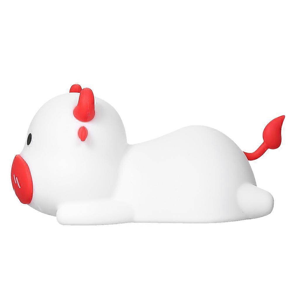LED Sleep Lamp Cow Night Light for Lighting Silicone Color Changing Lamp