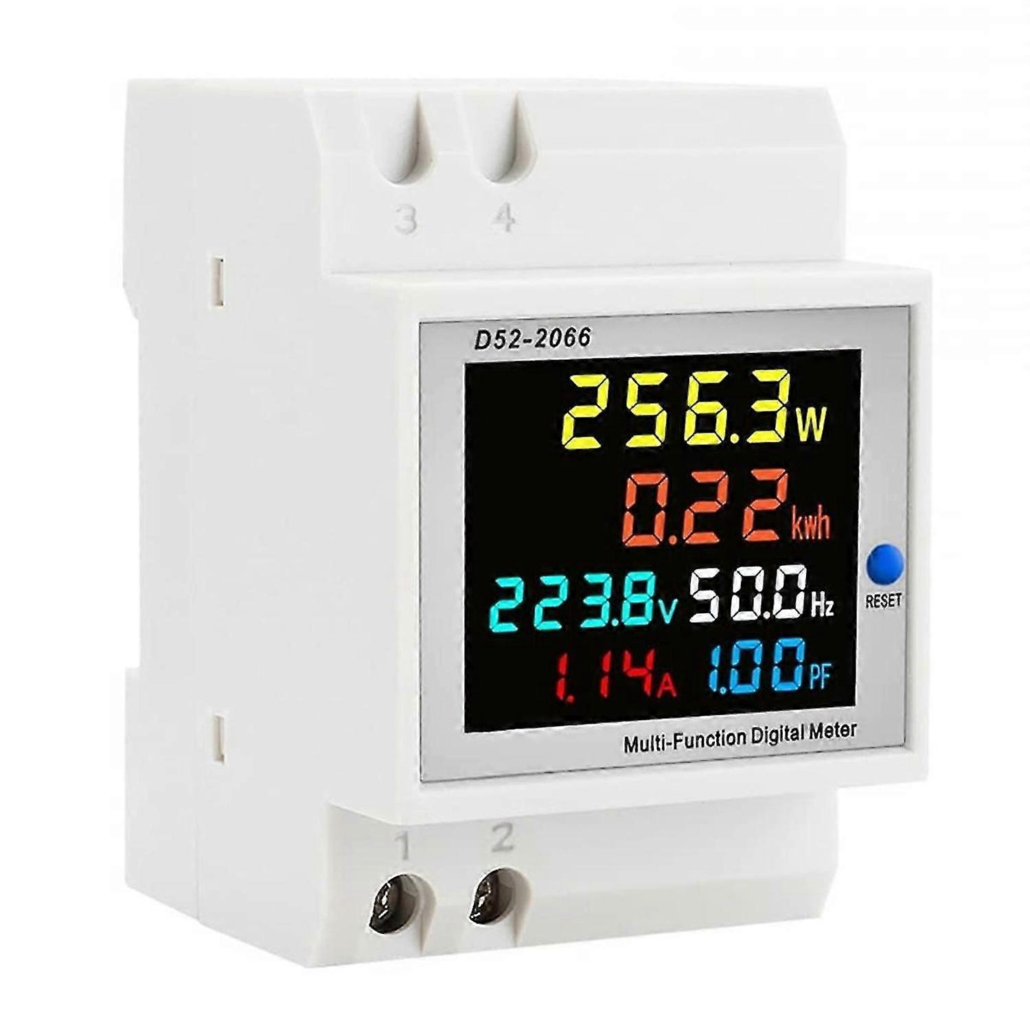 Digital Single Phase Energy Meter Tester Power Usage Monitor AC110V