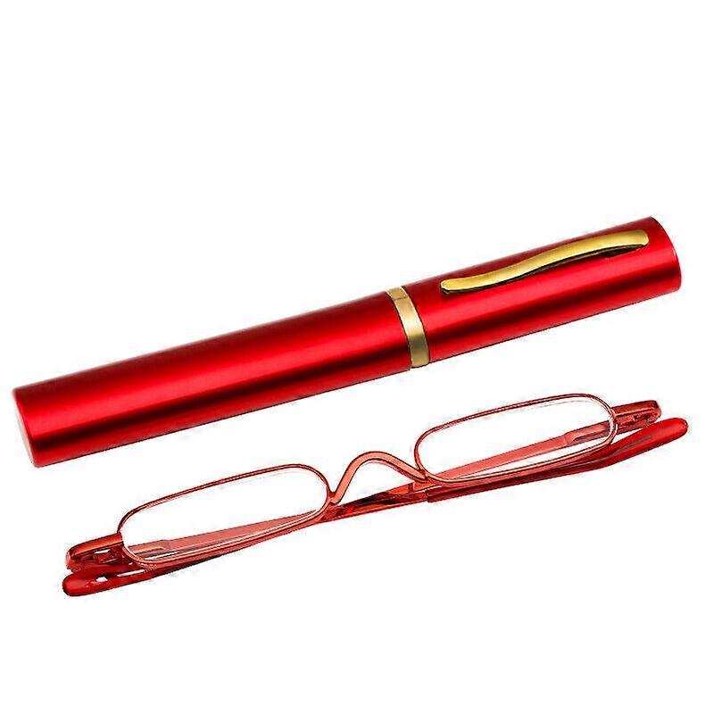 Slim Mini Reading Glasses Pocket Retro Readers with Case 1