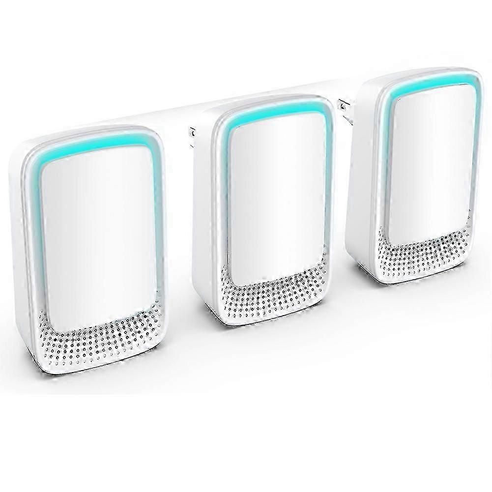 Air Ionizers for Home 3-Pack, EU Edition Negative Ion Generator 0719 for Fresh Air