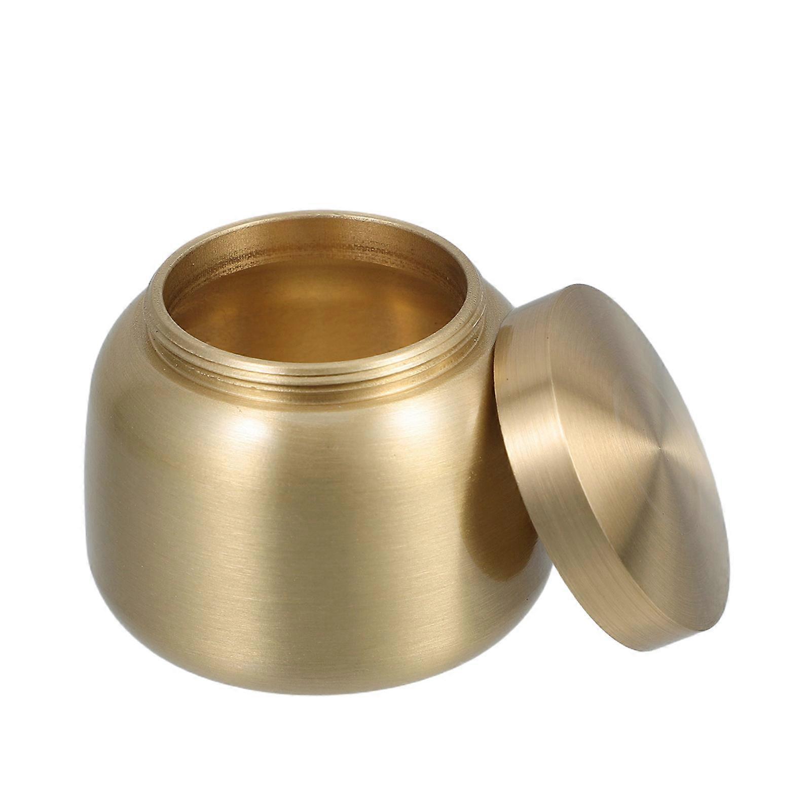 Brass Urn for Ashes with Durable Sealed Storage 3Pcs Multi Functional Set