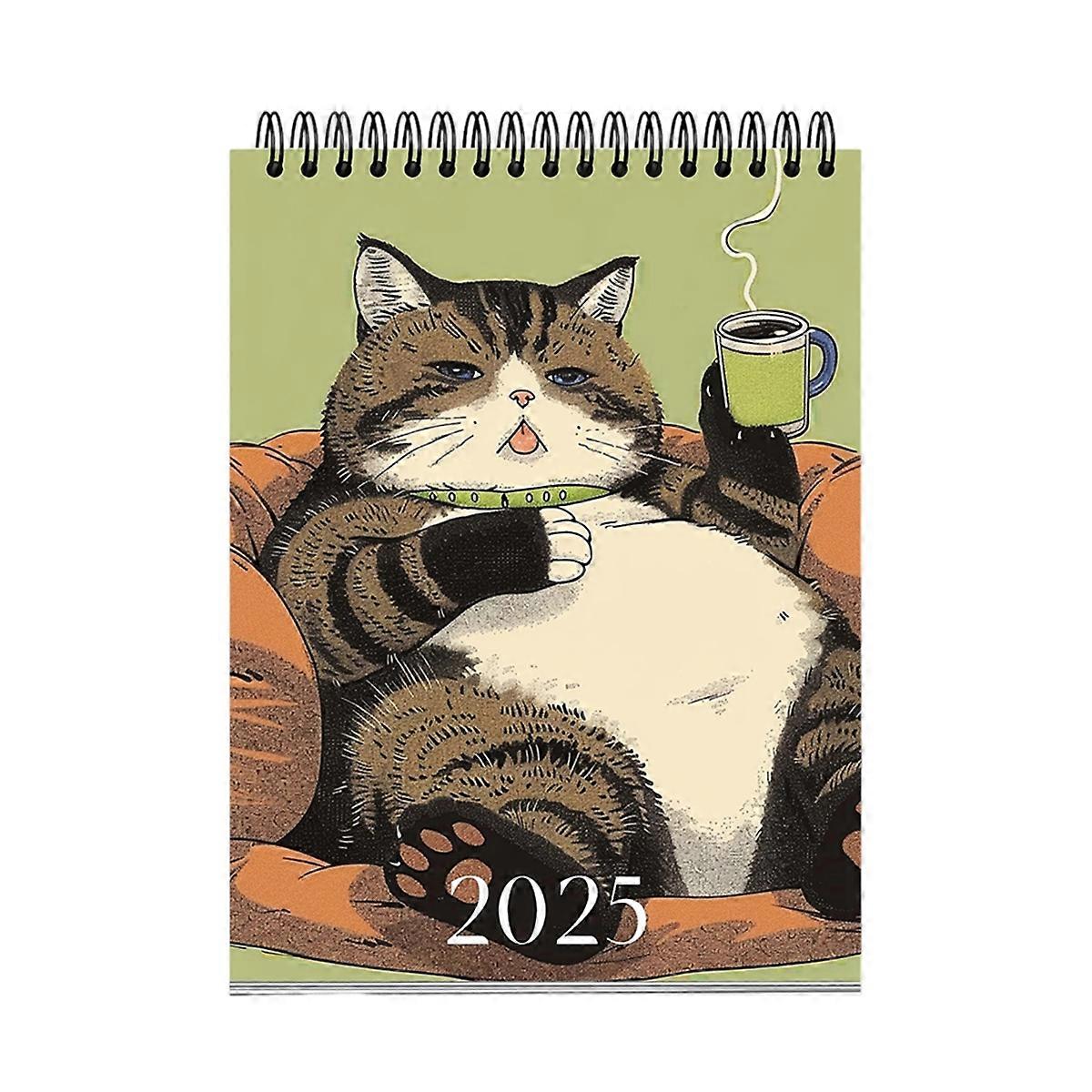 2025 Calendar Kitten Calendar Moon Phase Calendar Monthly Planner