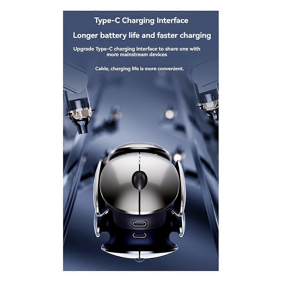  X2 Silent Bluetooth Mouse - Rechargeable Wireless Gaming Mouse