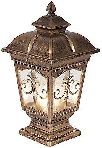 Outdoor Lamp Post European Victoria Lighting Waterproof Post Light E27 Retro Villa Pillar Lamp For Garden Path Wall Lamp