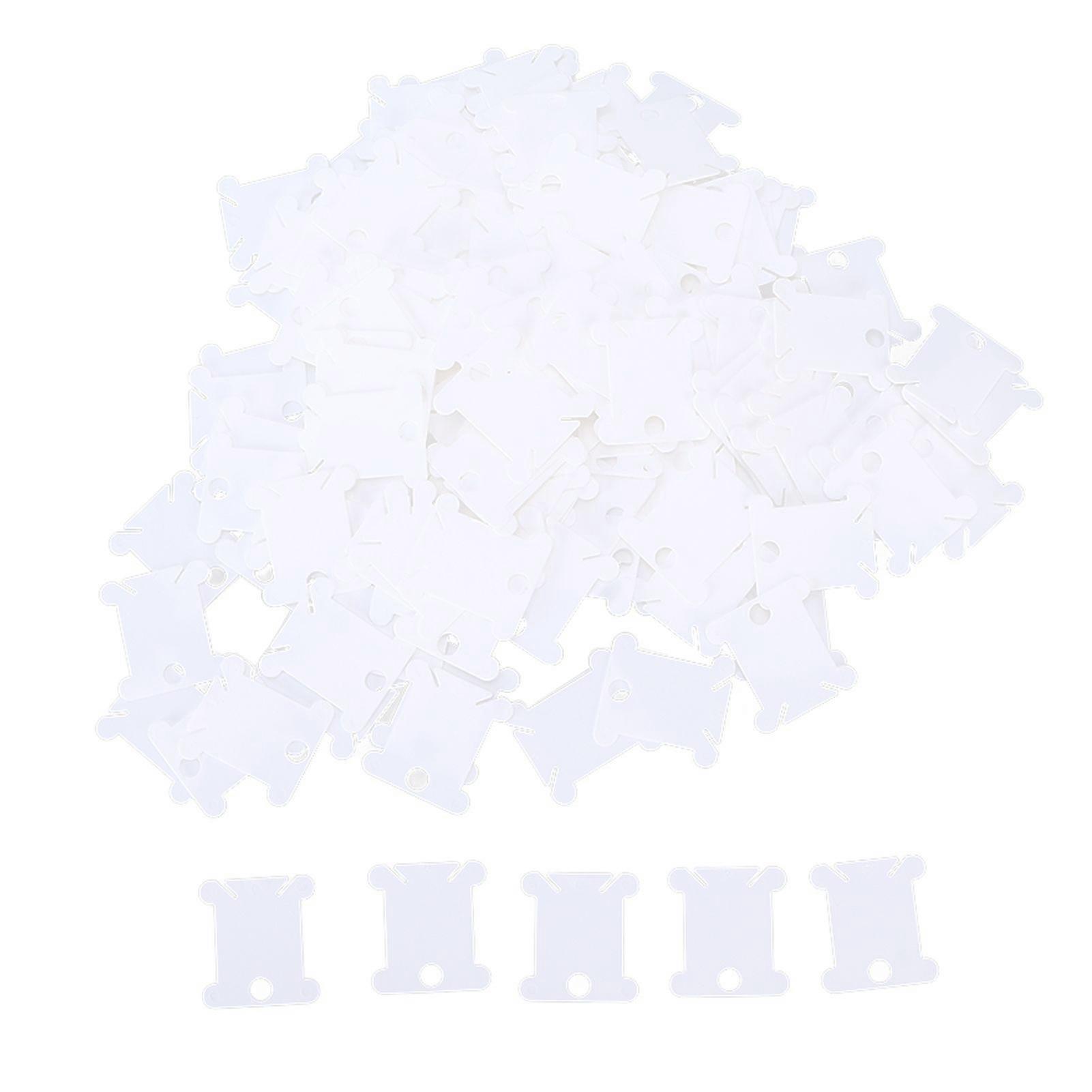 300Pcs Plastic Floss Bobbin Sorting Storage Function Anti Rust Beautiful Practical DIY Sewing Thread Storage for Sewing