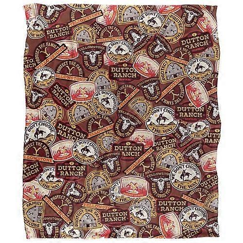 Yellowstone Silky Badge Supersoft Blanket