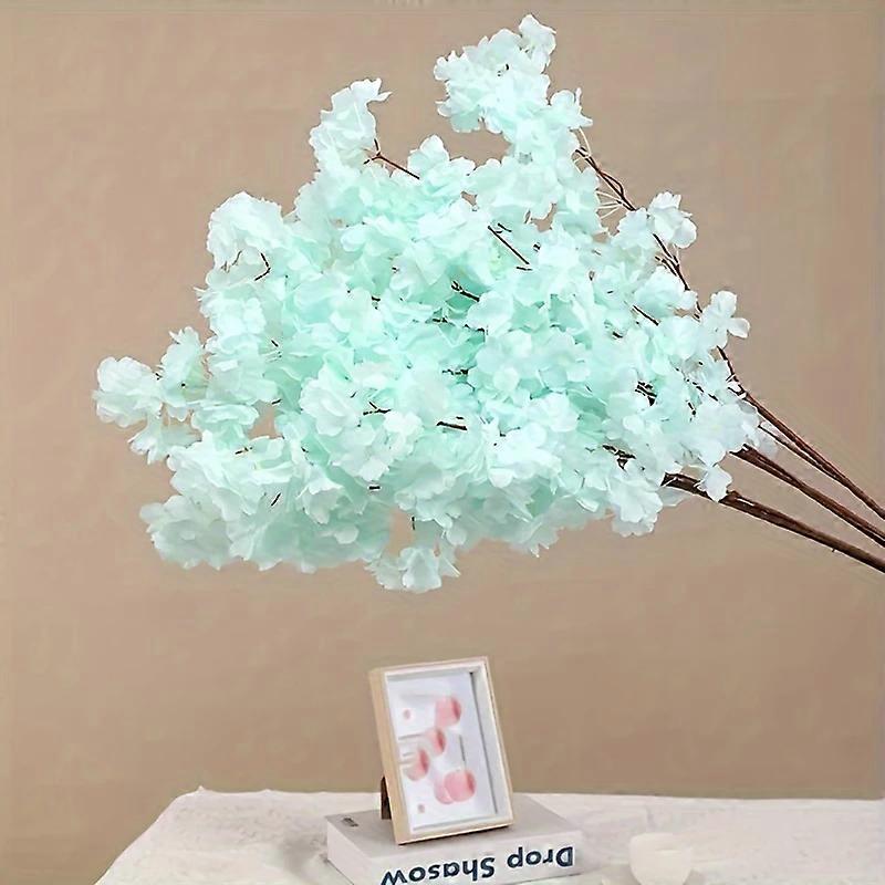 Artificial Cherry Blossom Pink White Cherry Tree Silk Flower Spring Cherry DIY Bonsai Arch Wedding Props Home Decoration