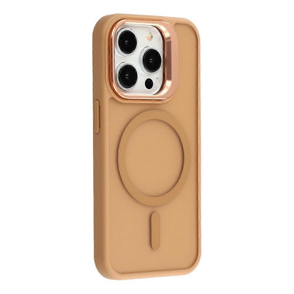 Compatible For iPhone 15 Pro Case Compatible with MagSafe Lens Kickstand TPU + PC Matte Phone Cover