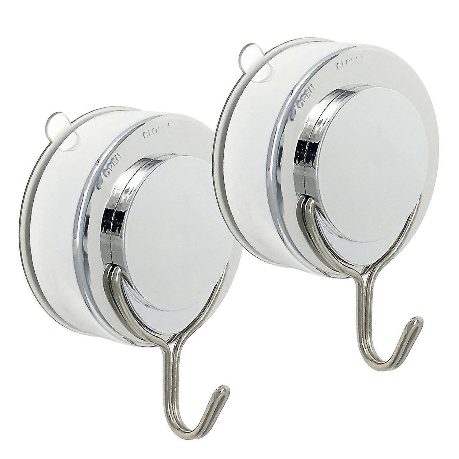 Suction Hook 2 Pack Vacuum Stainless Steel Suction Cup Hooks